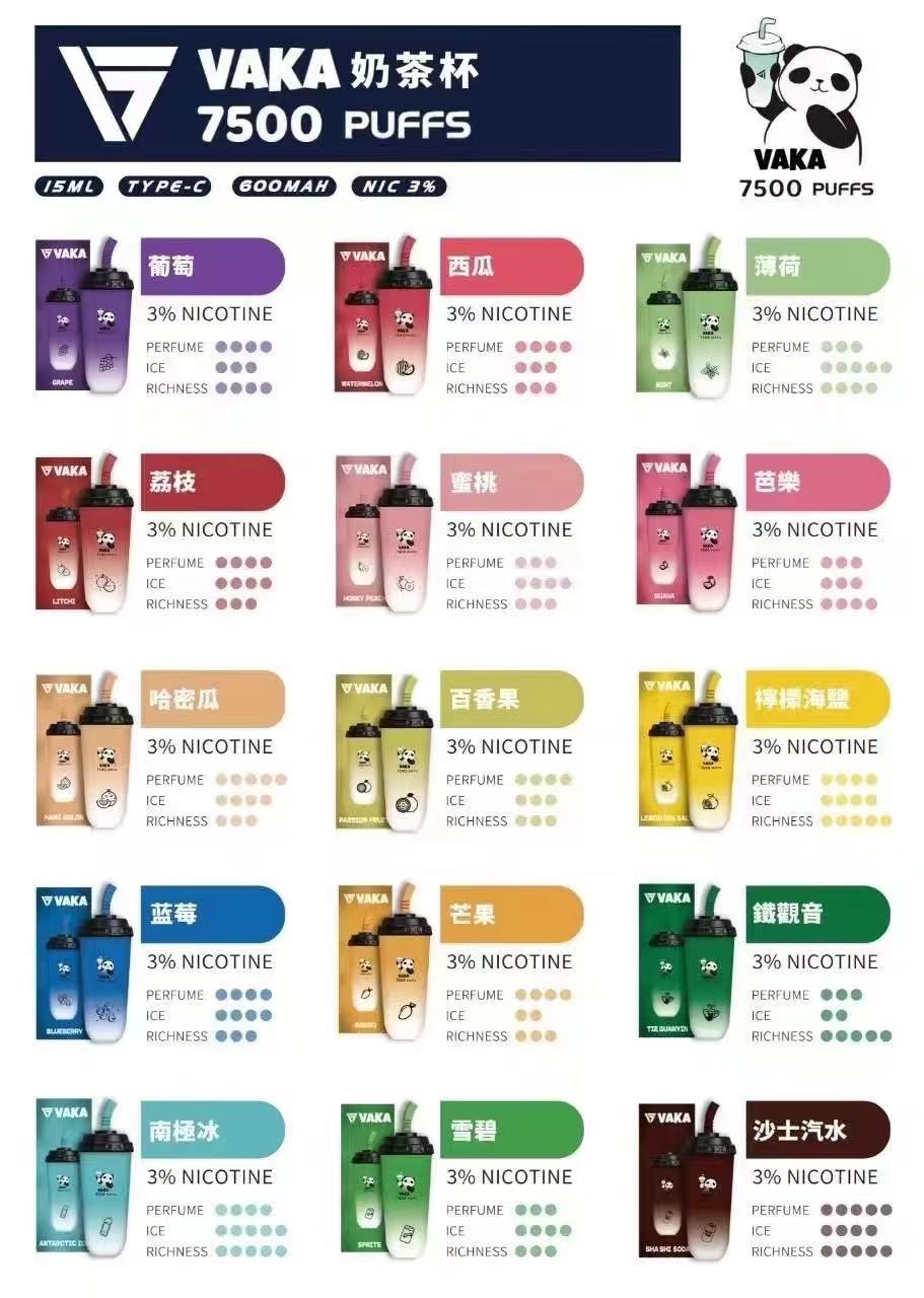 VAKA奶茶杯7500口